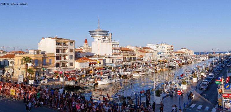 Animations dans le centre-ville de Palavas.