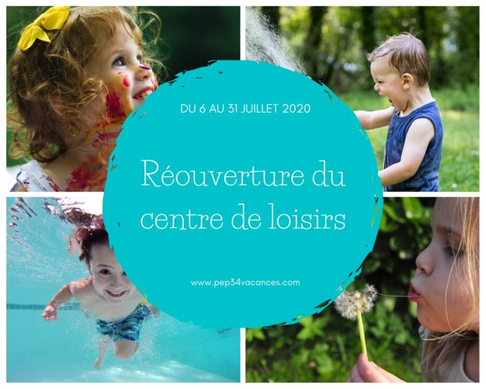 Réouverture du centre de loisirs le 6 juillet !
